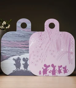 Muumi Chop & Serve -leikkuu-/tarjoilulauta Taivasalla 25x32cm