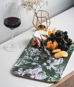 Muumi Chop & Serve -leikkuu-/tarjoilulauta Juhlan aika 23x44cm