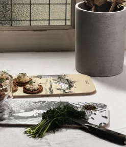 Muumi Chop & Serve -leikkuu-/tarjoilulauta Sukellus 13x33cm