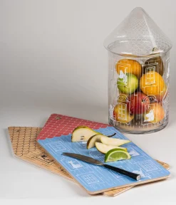 Muumi Chop Serve -leikkuu-/tarjoilulauta Muumitalo 20x44 cm