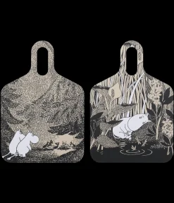 Muumi Chop&Serve -lauta Lampi 30x44cm