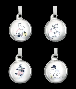 Muumi joulupallo Lumipyry Ø5cm, 4 kpl/pkt