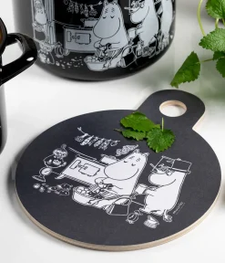 Muumi Keittiössä Chop & Serve -leikkuu-/tarjoilulauta Ø 20cm