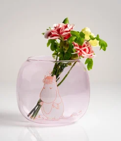 Muumi kynttilälyhty Niiskuneiti pinkki 9,5cm
