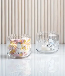 Muumi kynttilälyhty/kulho Lumisade 8cm
