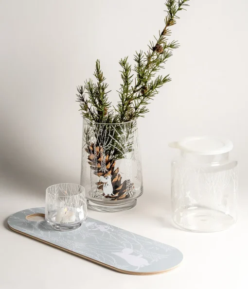 Muumi kynttilälyhty/kulho Metsässä 8cm