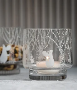 Muumi kynttilälyhty/kulho Metsässä 8cm