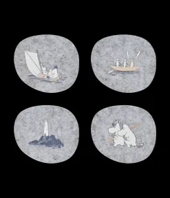Muumi lasinalunen Sailors 4kpl/pkt