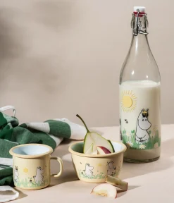 Muumi lasipullo Niitty 1L