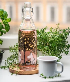 Muumi lasipullo Omenat 1L