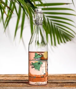 Muumi lasipullo Vilskettä vedessä 0,5L