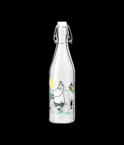 Muumi lasipullo Vilskettä vedessä 0,5L