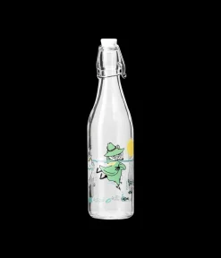 Muumi lasipullo Vilskettä vedessä 0,5L