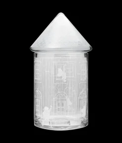 Muumi lasipurkki Muumitalo 30,5cm