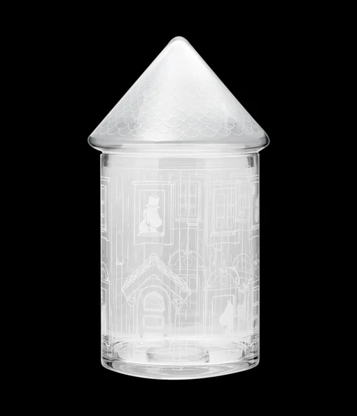 Muumi lasipurkki Muumitalo 30,5cm
