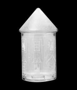 Muumi lasipurkki Muumitalo 30,5cm
