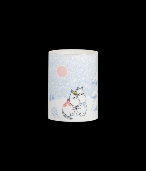 Muumi LED kynttilä Lumipyry 10cm