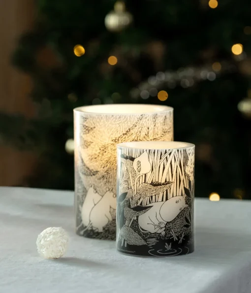 Muumi LED-kynttilä Lampi 10 cm