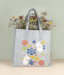 Muumi tote bag Kukat 40x40cm
