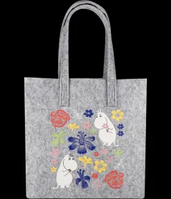 Muumi tote bag Kukat 40x40cm