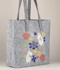 Muumi tote bag Kukat 40x40cm