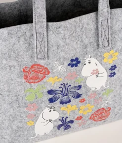 Muumi tote bag Kukat 40x40cm