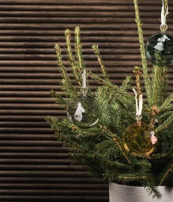 Muumi värilliset koristepallot 7cm 4kpl lahjapakkaus