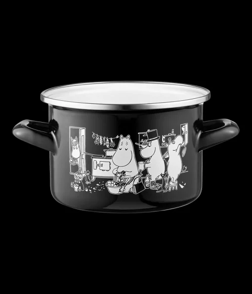Muumit Keittiössä emalikattila 1,5L