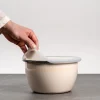 Silikonikansi läpinäkyvä 19,5cm (2L kulhot/3,5L kattilat)