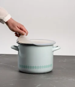 Silikonikansi läpinäkyvä 19,5cm (2L kulhot/3,5L kattilat)